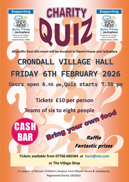 Crondall Charity Quiz Event