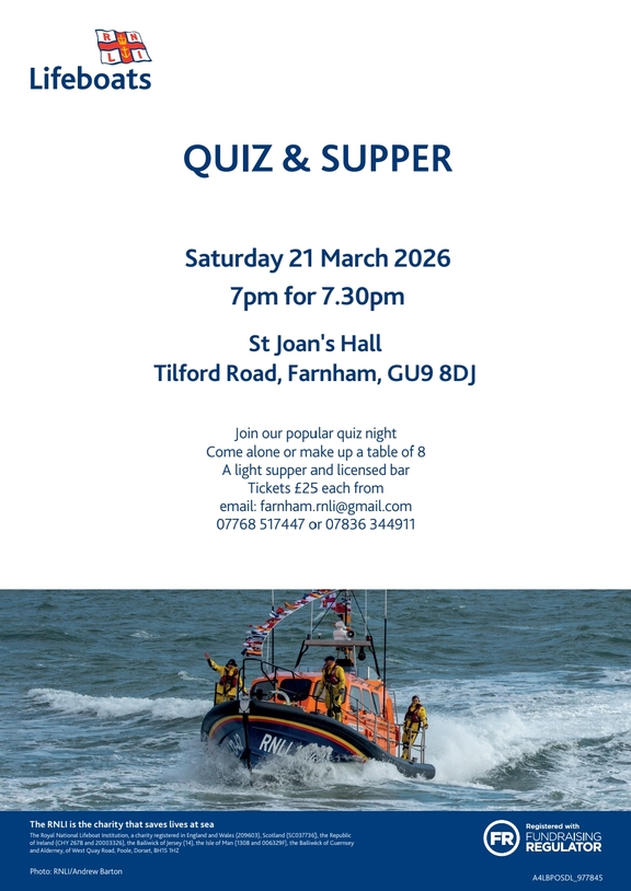 RNLI Charity Quiz Event