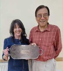 Winners  of  the  County  Mixed  Pairs Competition  2025  Kate Eccleston & Paul Cutler